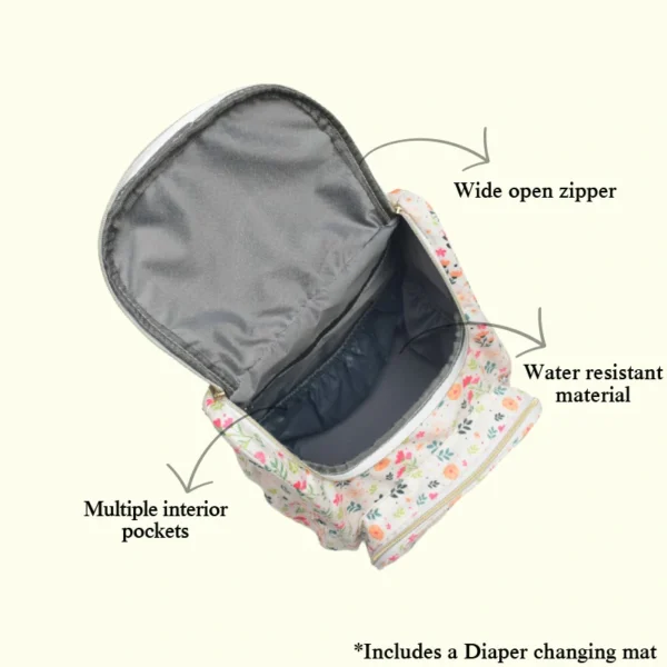 Blossom Bundle Diaper Backpack - Image 6