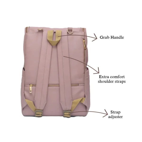 Rose Elan Vegan Diaper Backpack - Image 7