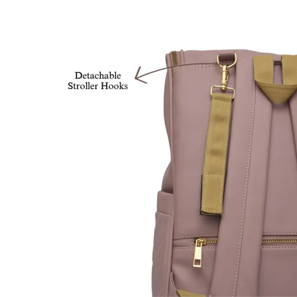 Rose Elan Vegan Diaper Backpack - Image 9