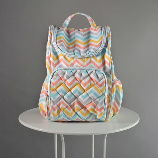 Rainbow Zig Diaper Backpack - Image 3