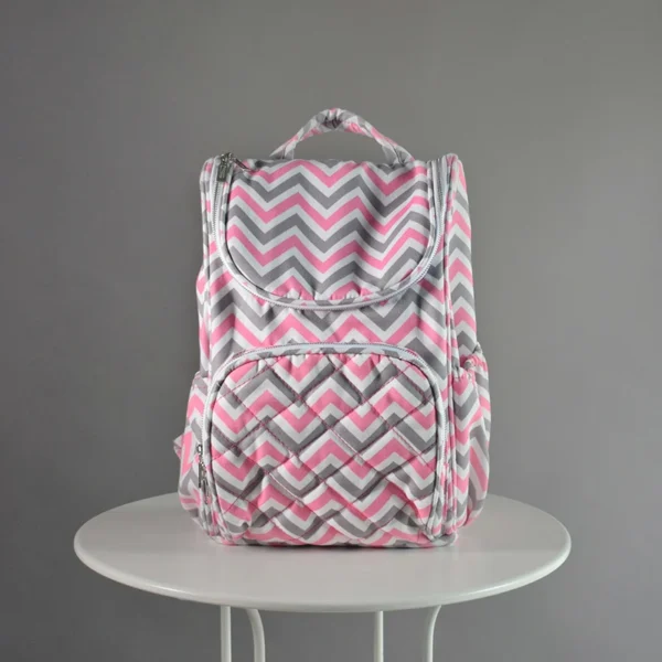 Pink Zig Diaper Backpack - Image 10