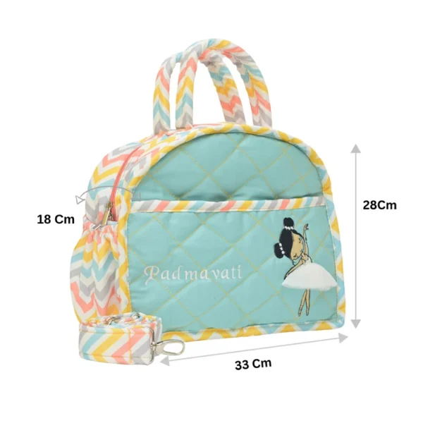 Ballerina Quilted Diaper Bag - Image 4