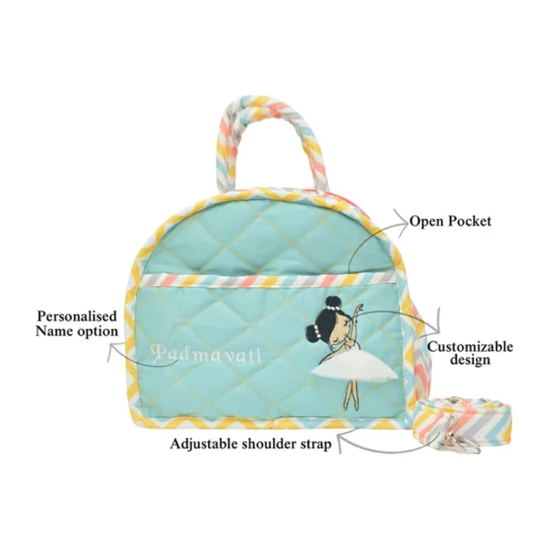 Ballerina Quilted Diaper Bag - Image 6
