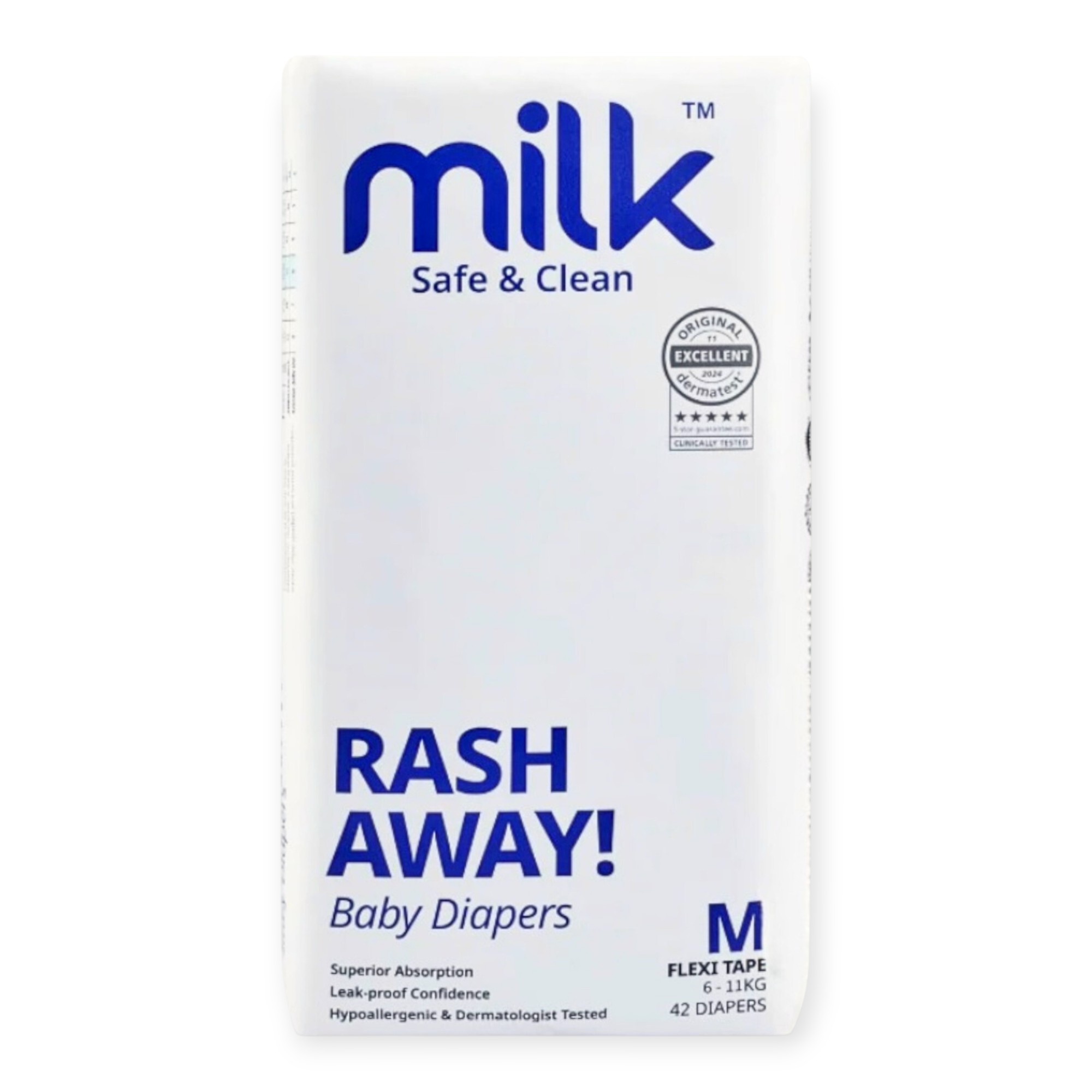 Milk Baby Diaper Yoga Pants ( Medium )- 24 Pcs