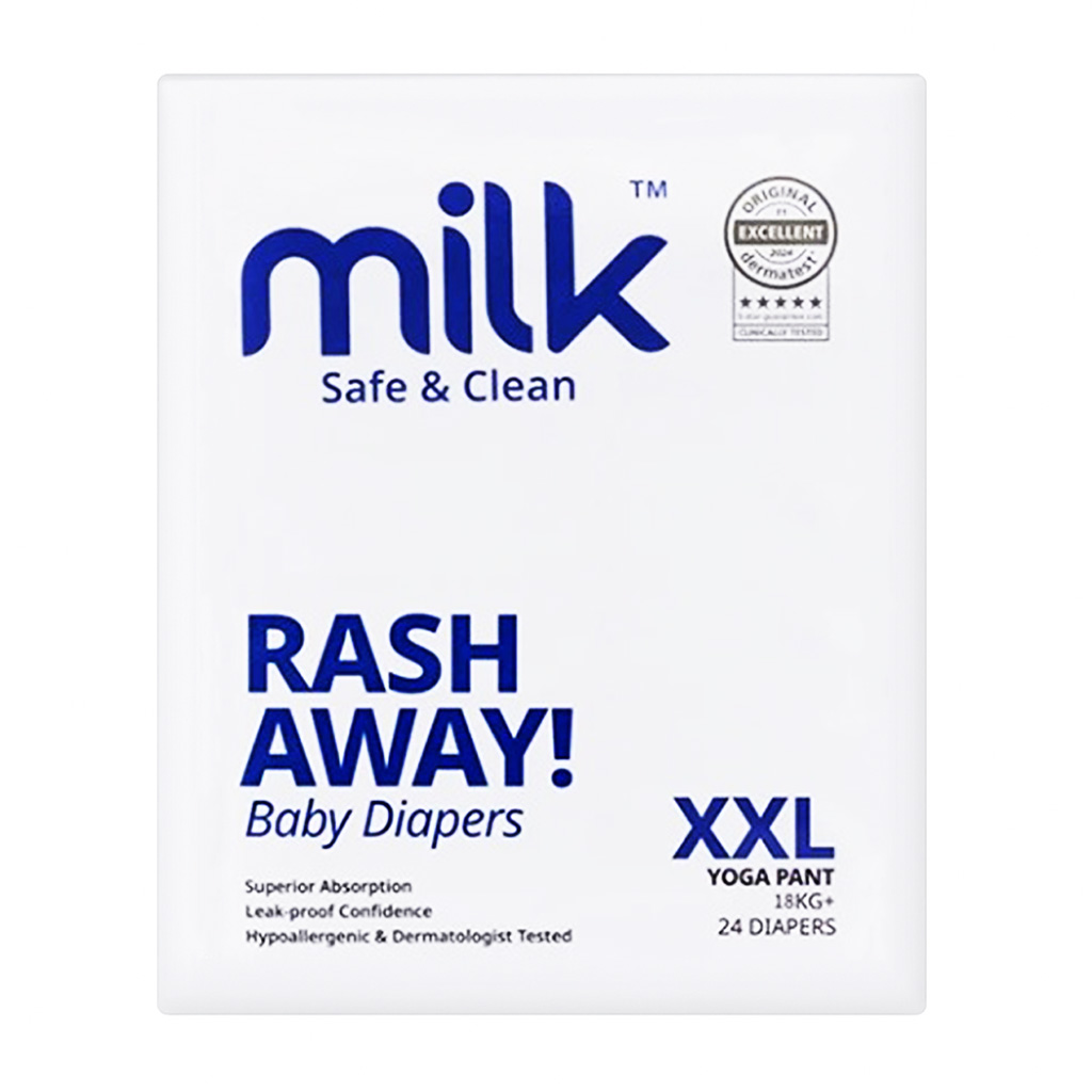 Milk Baby Diaper Yoga Pants ( XXL )- 24 Pcs