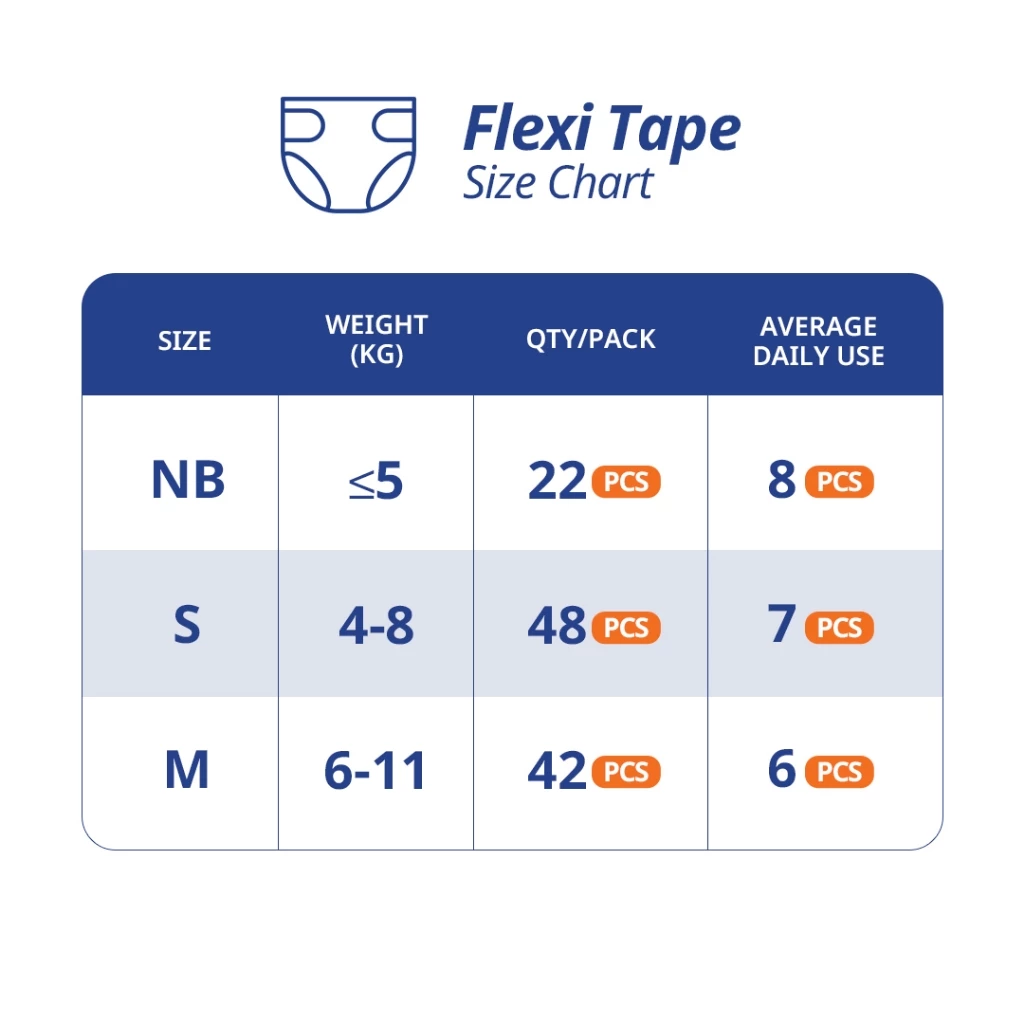 Milk Baby Diaper Yoga Pants ( XXL )- 24 Pcs - Image 3