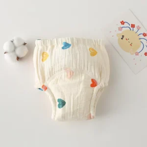6-Layer Muslin Cotton Padded Underwear for Kids