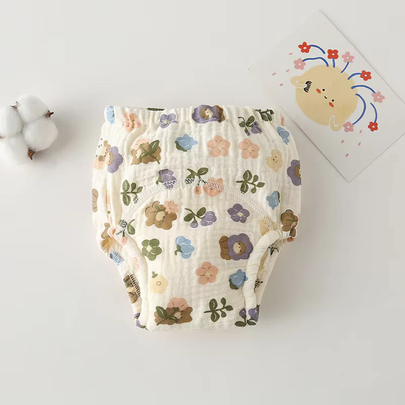 6-Layer Muslin Cotton Padded Underwear for Kids - Image 5