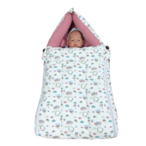 Softnest baby nest cum bed with Muslin fabric and kapok (Ilavampanju) silk filling