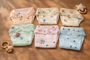 Muslin Cotton Velcro-Type Padded Training Underwear