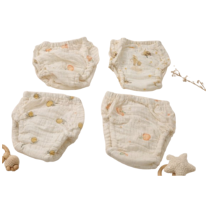 6-Layer Muslin Cotton Padded Underwear for Kids