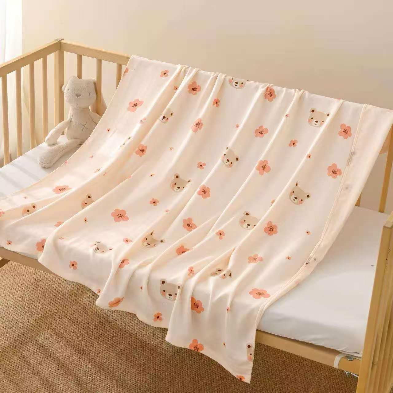 Bamboo Swaddle Blanket ( Puppy )