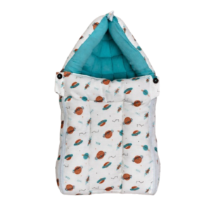 Softnest baby nest cum bed with Muslin fabric and kapok (Ilavampanju) silk filling