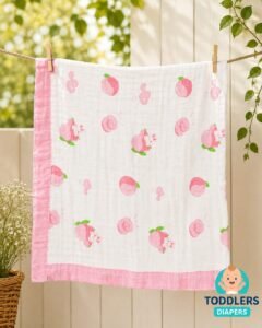 6 Layer Muslin Baby Blankets ( Pink )