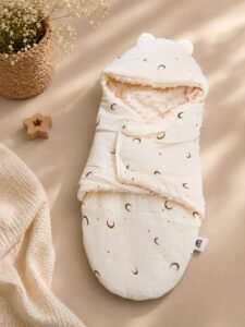 Muslin Baby Carry Bed ( Moon )