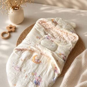 Muslin Baby Carry Bed ( Elephant )