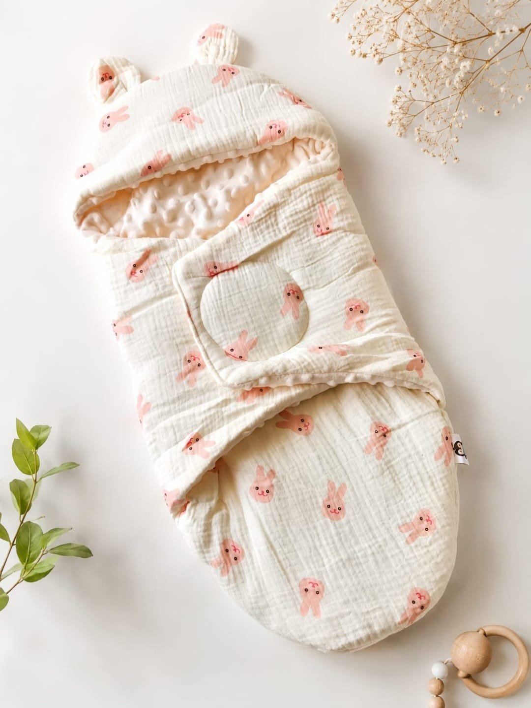 Muslin Baby Carry Bed ( Bunny )