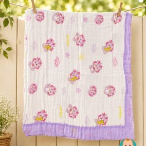 6 Layer Muslin Baby Blankets ( Lavender)